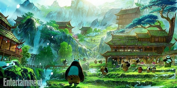 DreamWorks Animation concept art Kung Fu Panda 3