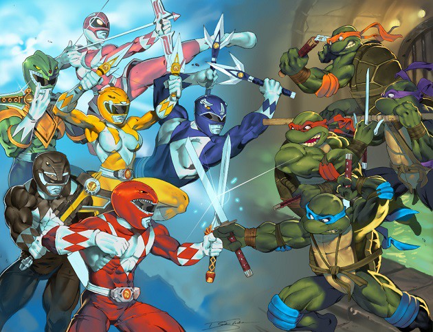 Teenage Mutant Ninja Turtles Vs Power Ranger