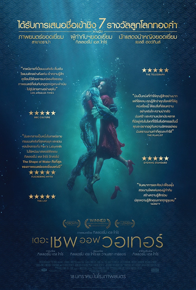 The Shape of Water thai poster