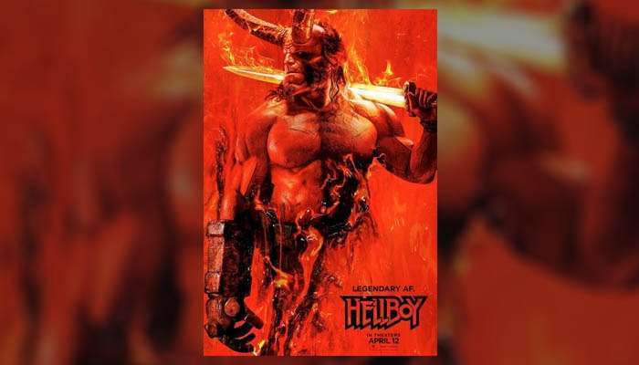 เผยภาพโปสเตอร์แรกของหนัง Hellboy เวอร์ชั่นดุดันยิ่งขึ้น